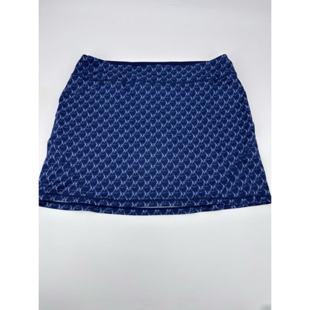 Chase 54 Navy Geometric Athletic Skort XL Golf Tennis Athleisure